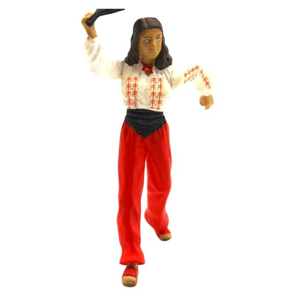 Indiana Jones Marion Ravenwood Collectible Figure Raiders Ark Frying Pan Red Pan - Picture 6 of 7